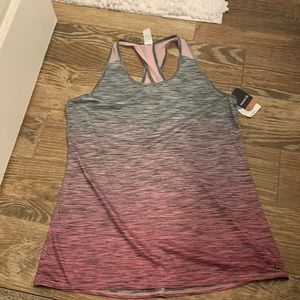 NWT Reebok Keyhole Performance Tank Pink